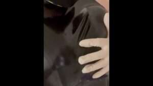 Watch – Latex dress and gloves