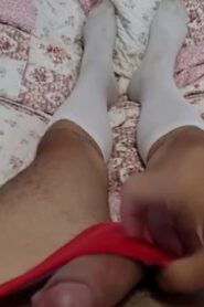 Watch – Boy transfoming Into a Sissy And Cums In her Panties