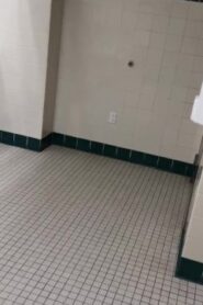 Watch – Showing off in public bathroom at school