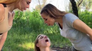 Watch – Dirty Spitting Humiliation Lezdom Outdoor