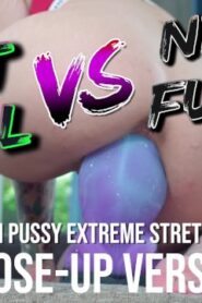 Watch – Teen stretches her wet pussy with two Extreme big Fisting dildo