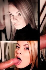 Watch – Horny blonde wife doing her first Glory Hole in a Public Toilet 4K