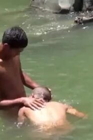 Watch – Exotic gay boy ass fucks his amigo in the water